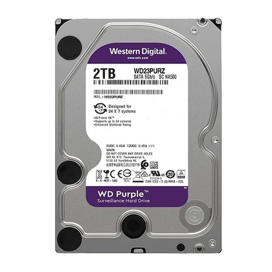 Ổ cứng chuyên dụng 2TB Western Purple WD23PURZ